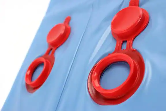 Front. Swimline - Swimline Swimming Pool 1x8 Ft Winter Cover Water Tube Double for Inground Pool - Blue.