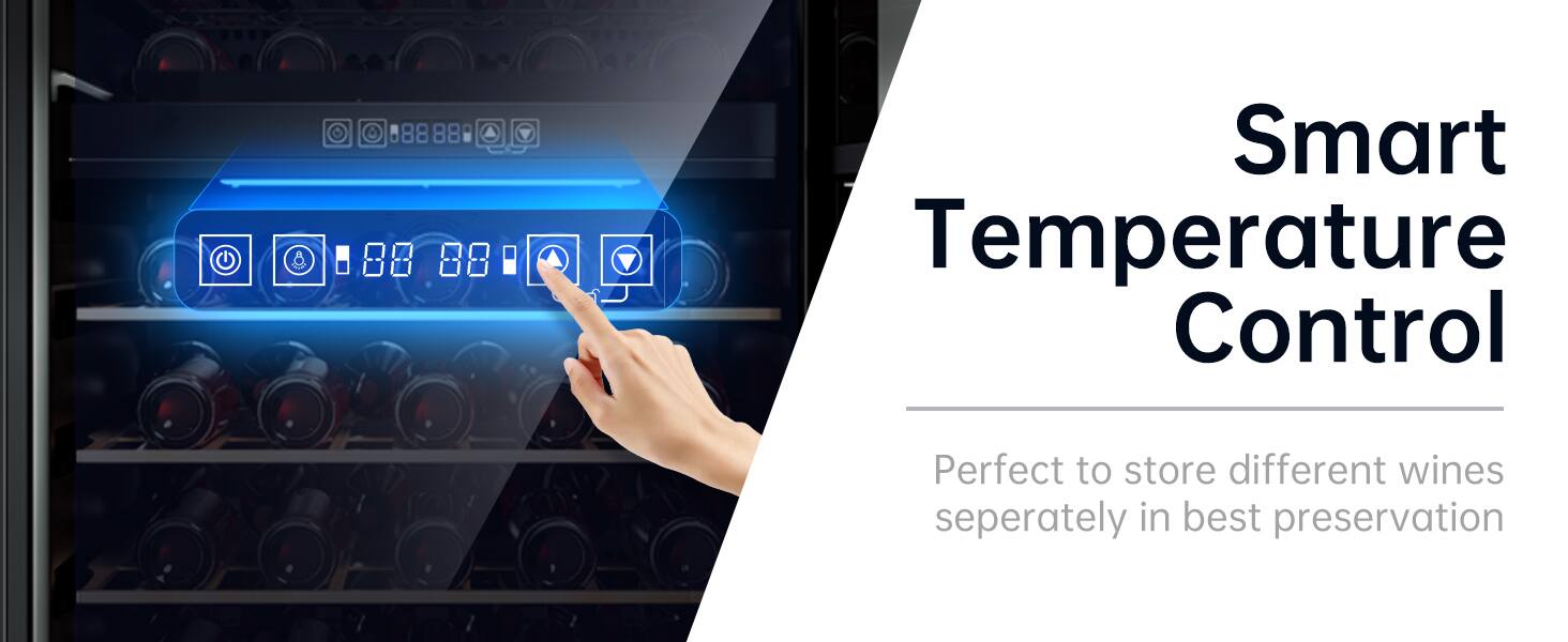Smart Temperature Control

Perfect to store different wines separately in best preservation
