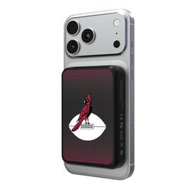 Keyscaper - Chicago Cardinals Wireless Magnetic Power Bank - Black