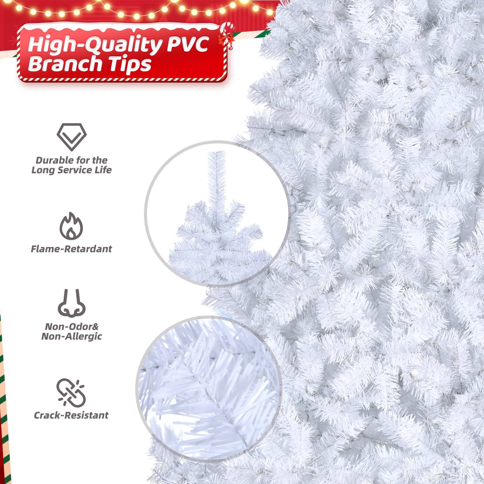 High-Quality PVC Branch Tips

- Durable for the Long Service Life
- Flame-Retardant
- Non-Odor & Non-Allergic
- Crack-Resistant