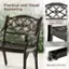 Practical and Visual Appealing: Hollow Design & Elegant Pattern Robust & Firm Connection Adjustable Foot Pads