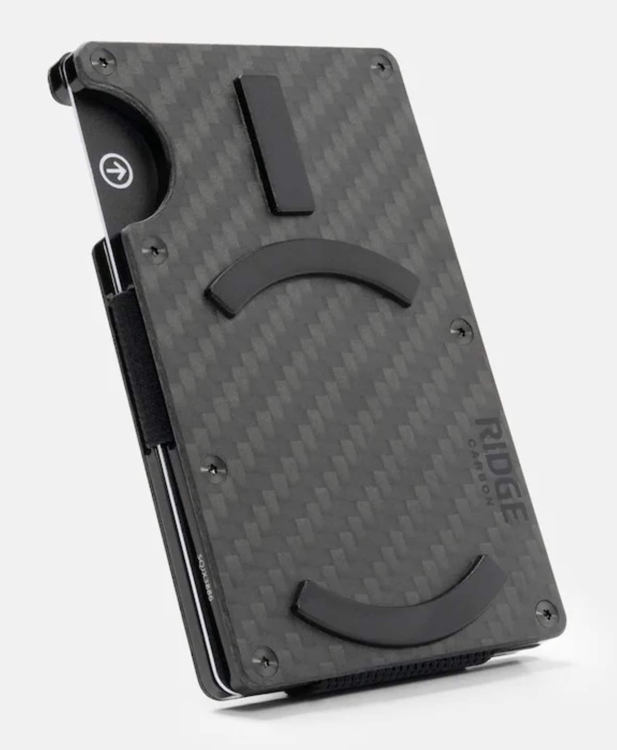The Ridge Wallet Carbon Fiber MagSafe Wallet Silver - Best Buy