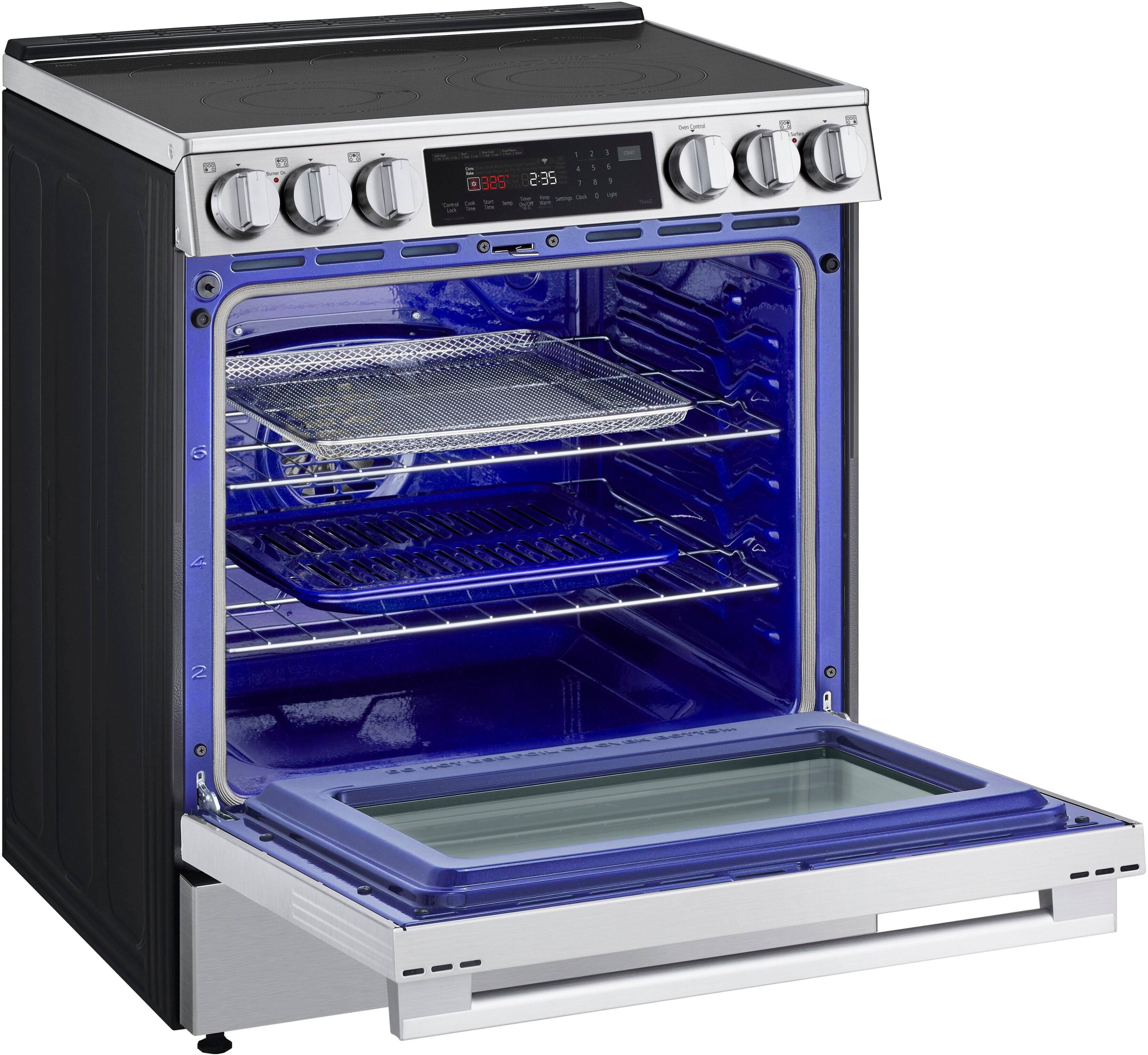 The oven is set to 325 degrees Fahrenheit and will be preheated for 2:35 minutes.