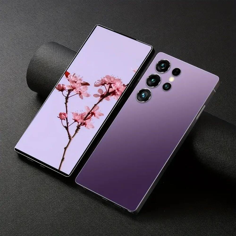 Alt View 1. Loheer - Loheer Unlocked 5G Smartphone 256GB, 6.8" HD+ Display I25 Ultra Phone with Built in Pen, 6000mAh Battery, Purple - Purple.