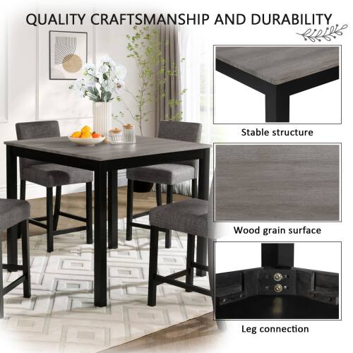 QUALITY CRAFTSMANSHIP AND DURABILITY

- Stable structure
- Wood grain surface
- Leg connection
