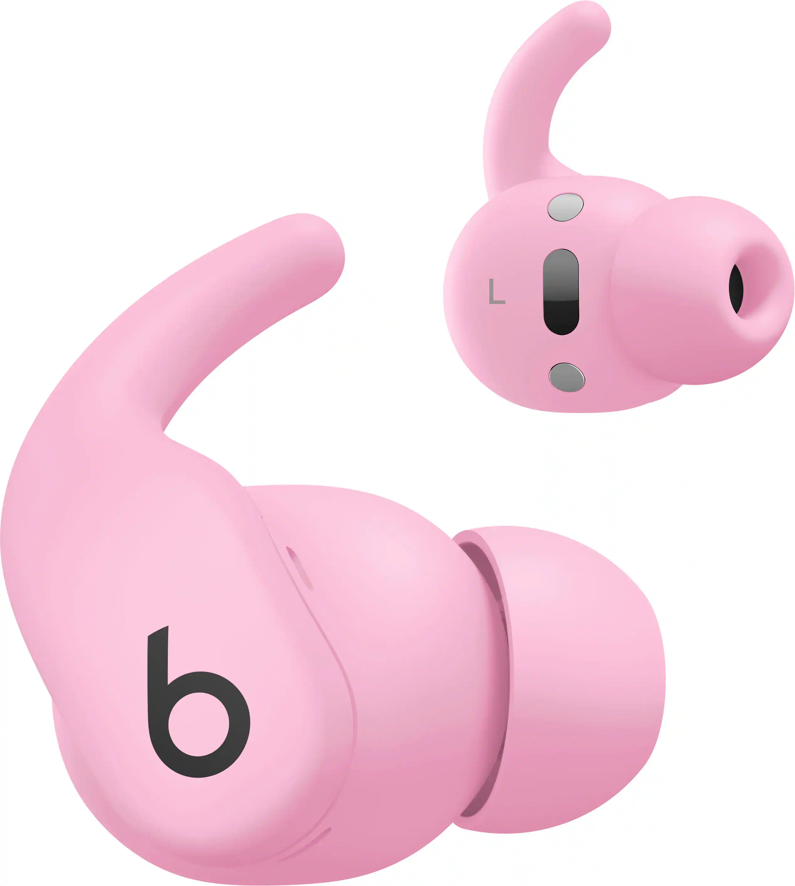 Alt View 12. Beats - Powerbeats Fit True Wireless Active Noise Canceling  Earbuds - Power Pink.