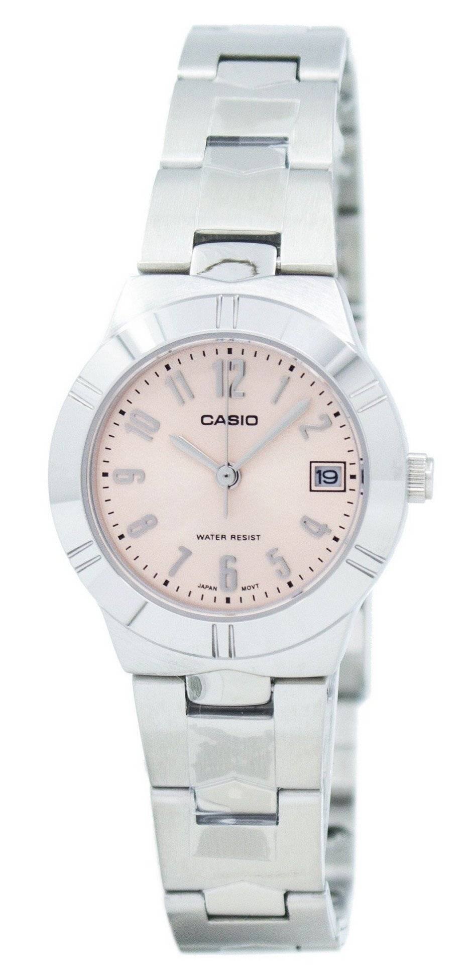 Casio - Enticer Quartz LTP-1241D-4A3 Ladies Watch Stainless Steel - Silver