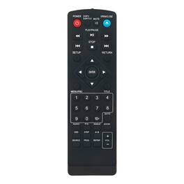 ZdalaMit - Replacement Remote fit for Impecca DVD Player DVHP9109 - Black