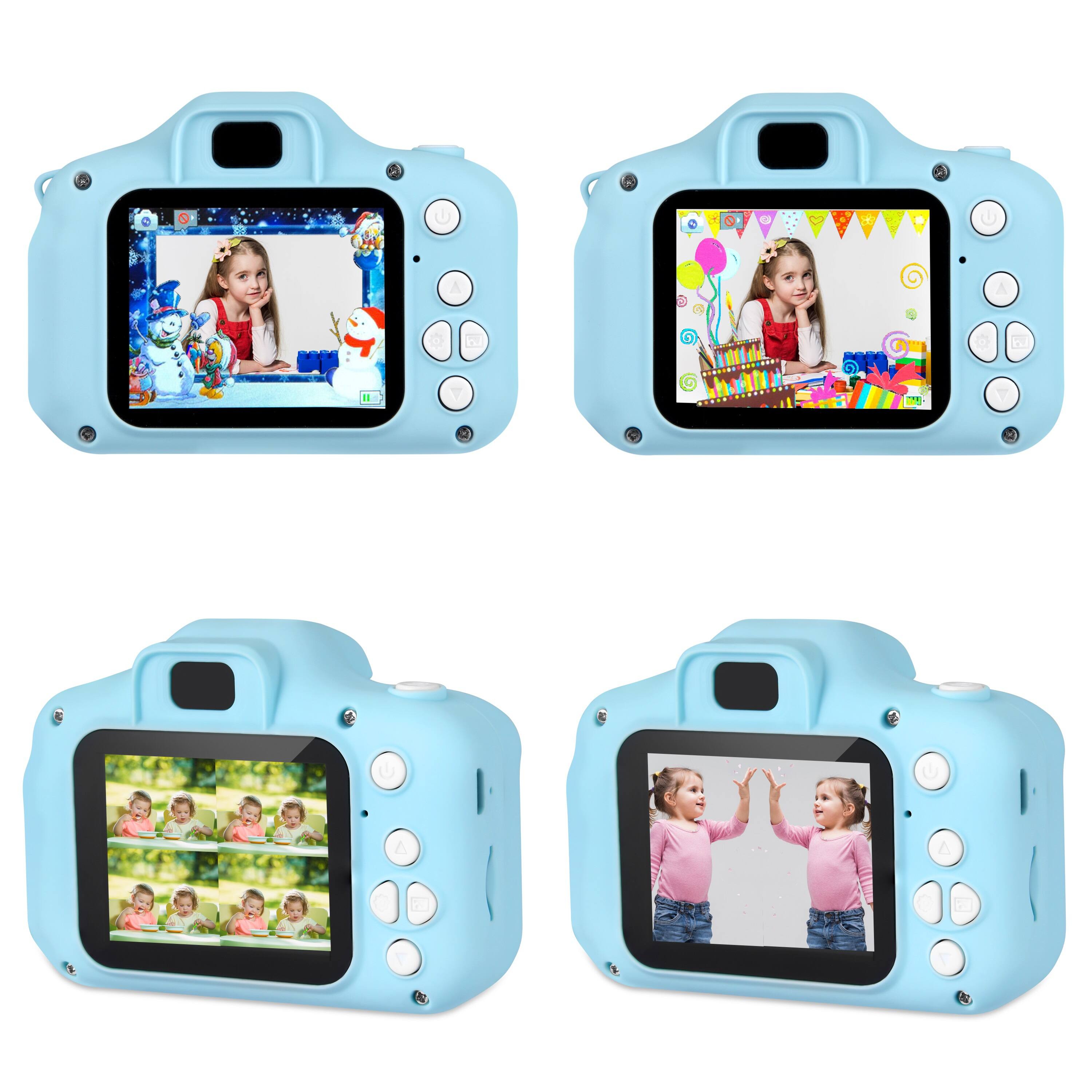 Alt View 3. HOM - Kids Camera - 1080p Digital Camera for Kids with Soft Silicone Body & Hand Strap - 32GB SD Card Included - Black.