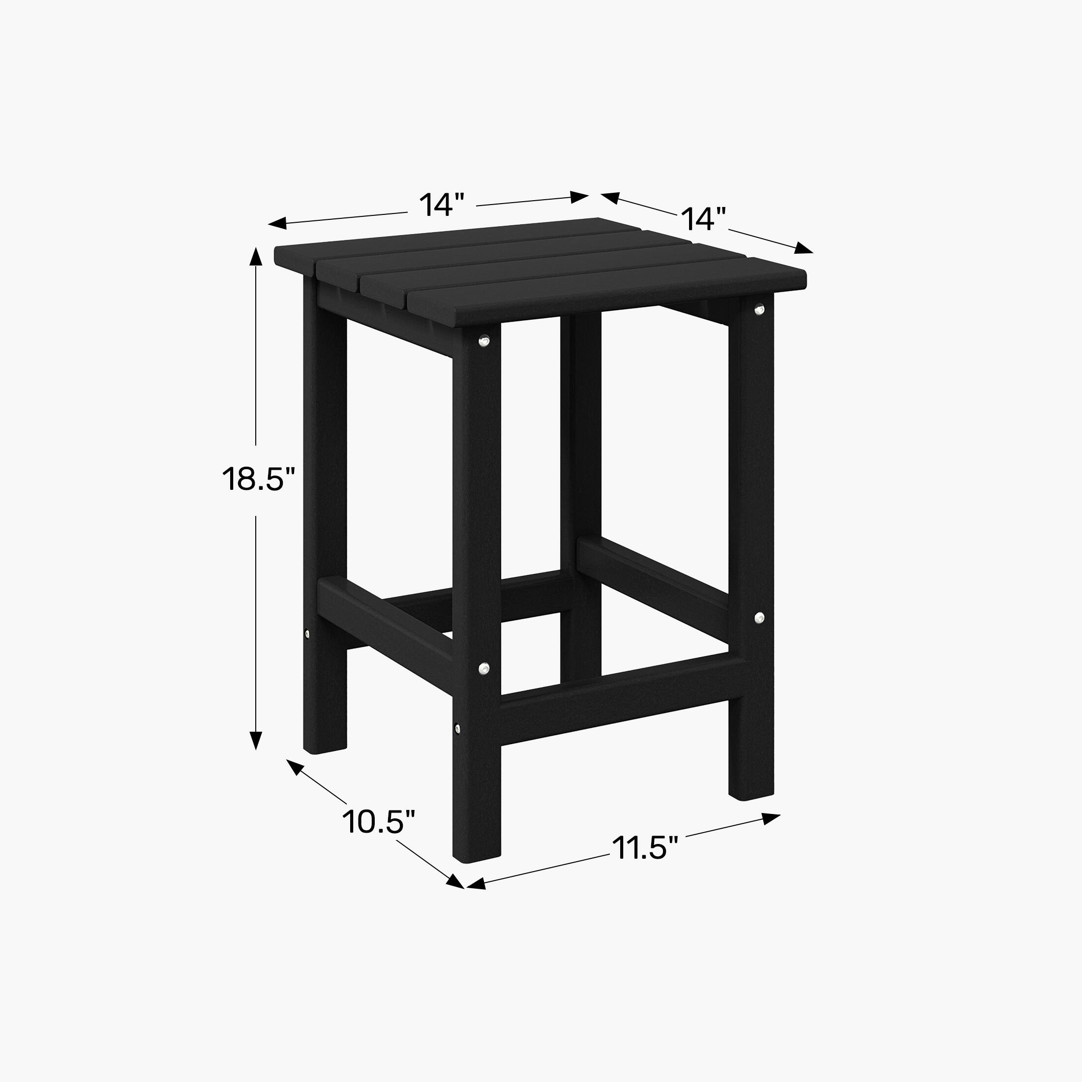 14" x 14" x 18.5" x 10.5" x 11.5"
