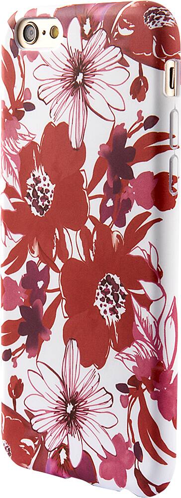 Front. Dynex™ - Soft Shell Case for Apple® iPhone® 6 Plus and 6s Plus - Red/Pink/White.