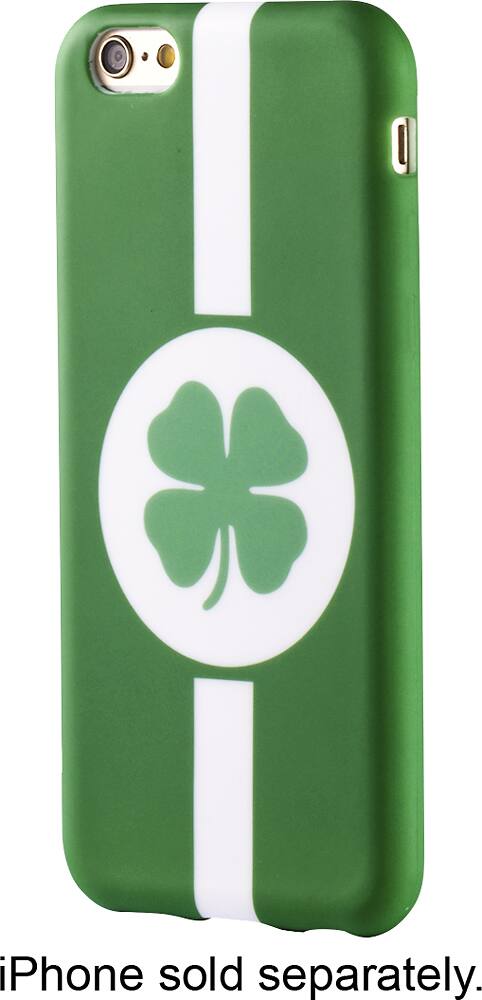 Front. Dynex™ - Soft Shell Case for Apple® iPhone® 6s - Green/White.