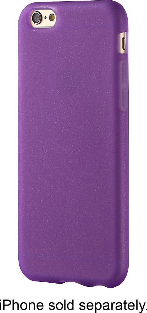 Front. Dynex™ - Soft Shell Case for Apple® iPhone® 6s - Purple.