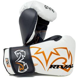 RIVAL - Boxing RB11 Evolution Hook and Loop Bag Gloves - Medium - White