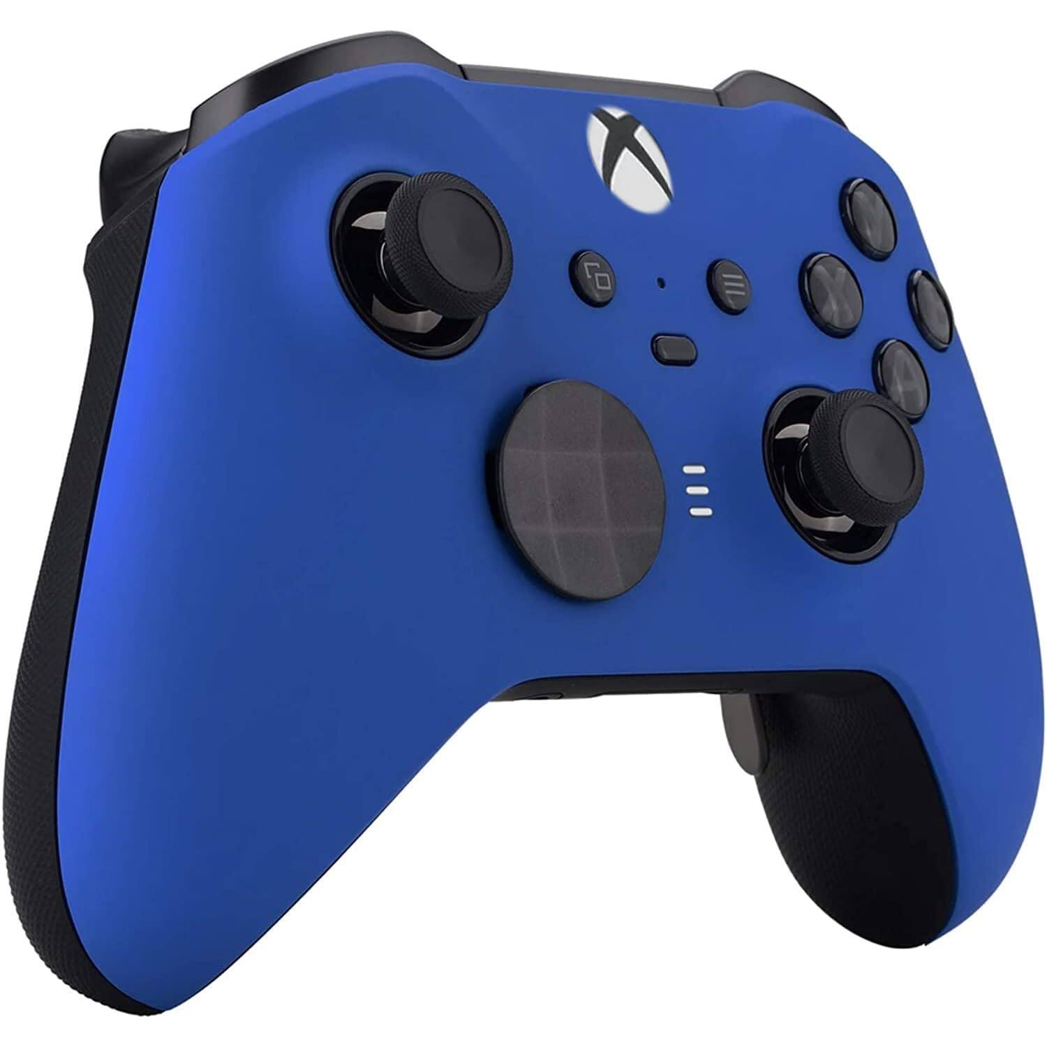 Left. Custom Controllerzz - Custom Elite Series 2 Wireless Controller for Xbox Series X, Xbox Series S, Xbox One - Blue.