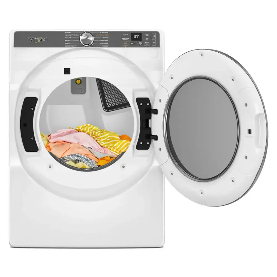 The text on the image reads "Whirlpool Fool - 3 100 - I I O." This text is likely a description or information about the washing machine.