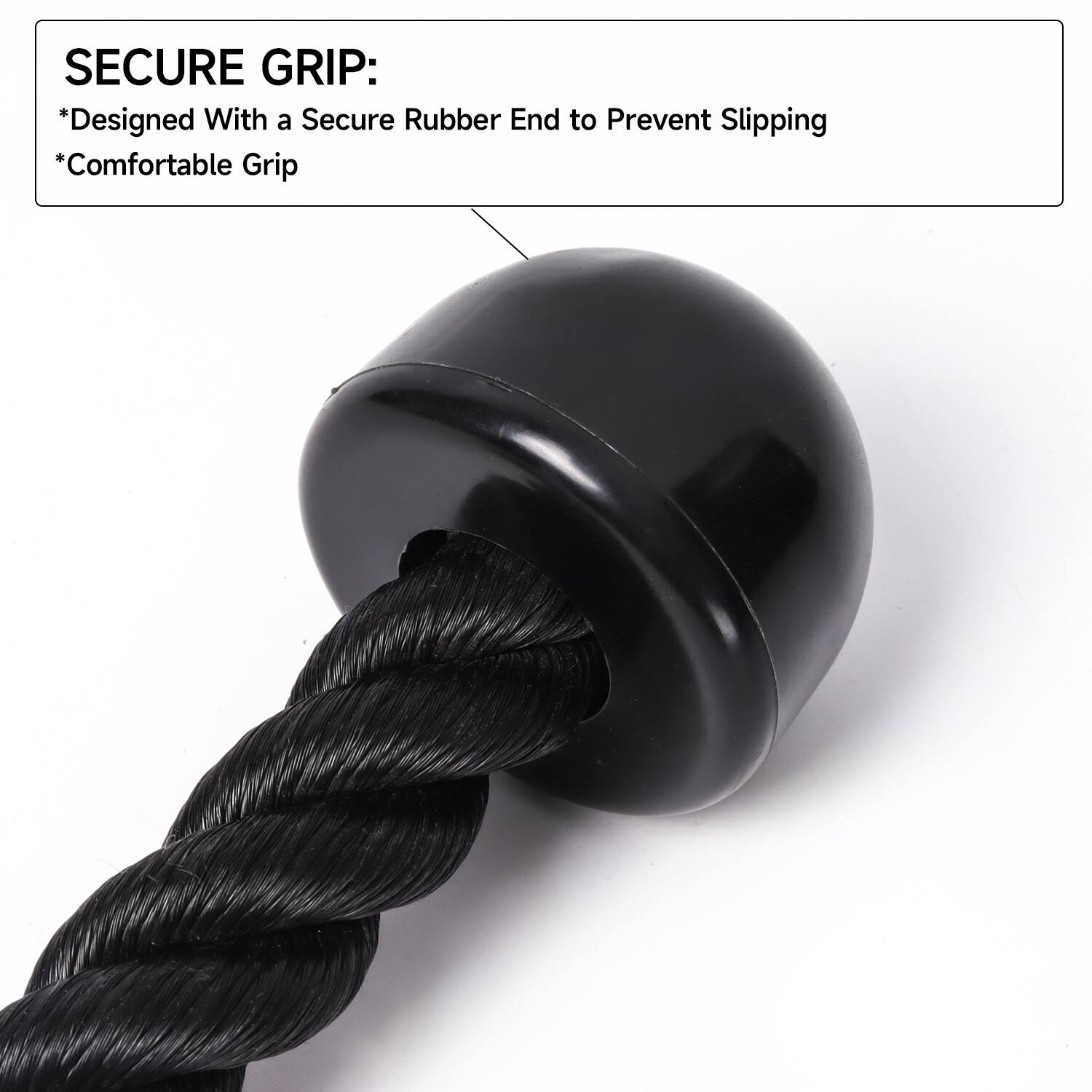 SECURE GRIP: *Designed With a Secure Rubber End to Prevent Slipping *Comfortable Grip