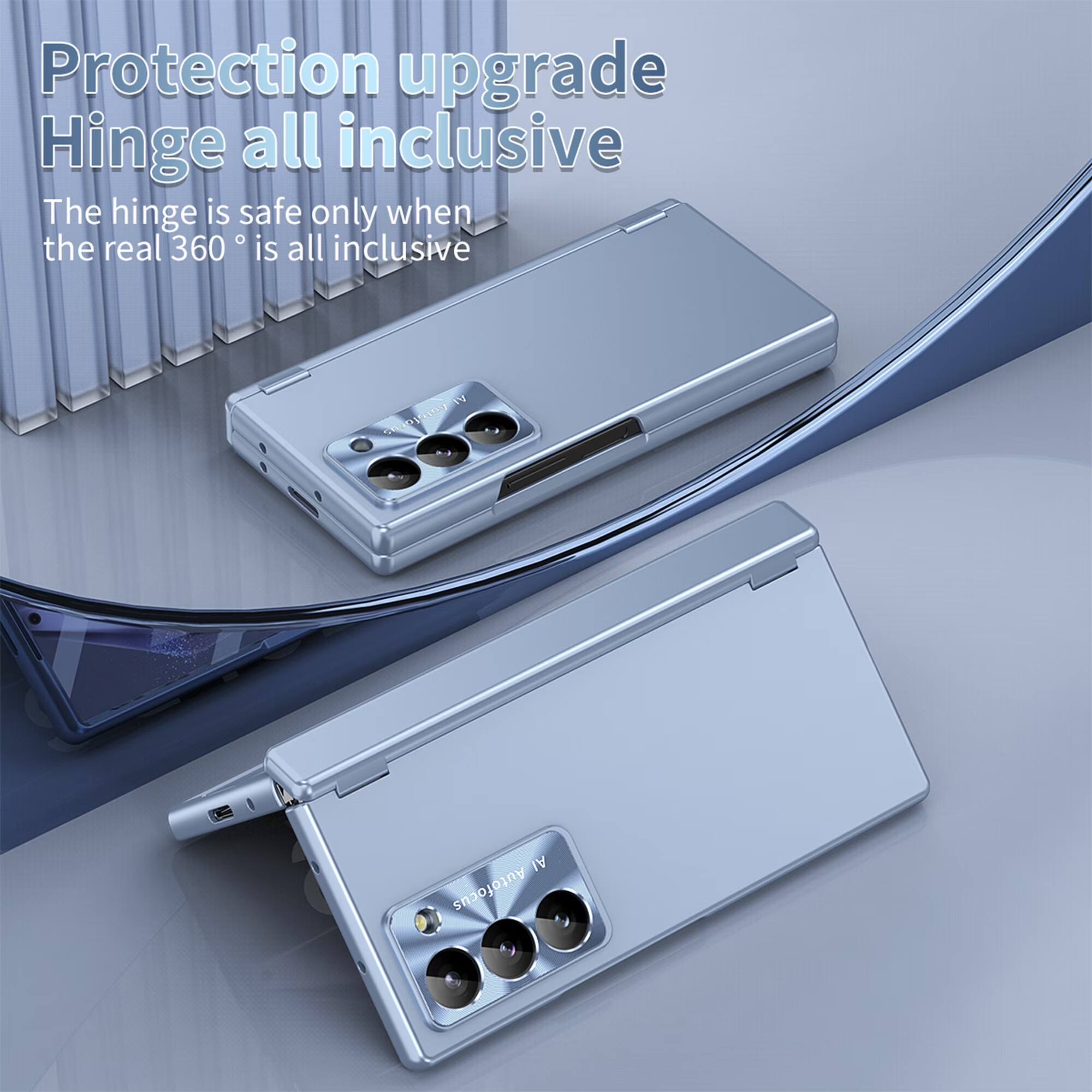 Protection upgrade  
Hinge all inclusive  

The hinge is safe only when the real 360° is all inclusive  

Pn AI Autofocus