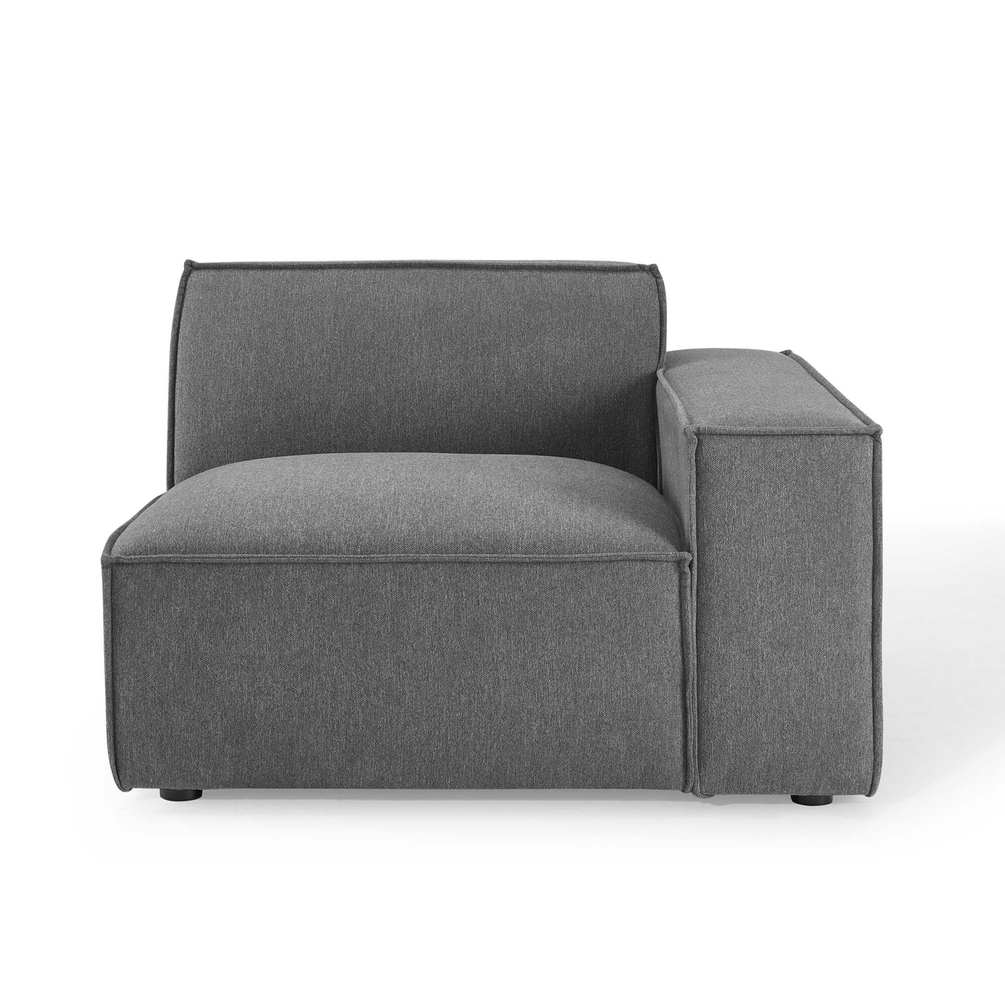 Alt View 6. Modway - Restore 2-Piece Sectional Sofa by Modway - Brown.