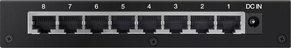 Alt View 11. Linksys - 8-Port Gigabit Ethernet Switch - Black.