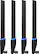 Front. Linksys - High-Gain Antennas (4-Pack) - Black/Blue.