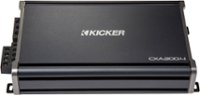 Front Zoom. KICKER - CX Series CXA3004 600W Class AB Bridgeable Multichannel Amplifier with Built-In Crossovers - Black.