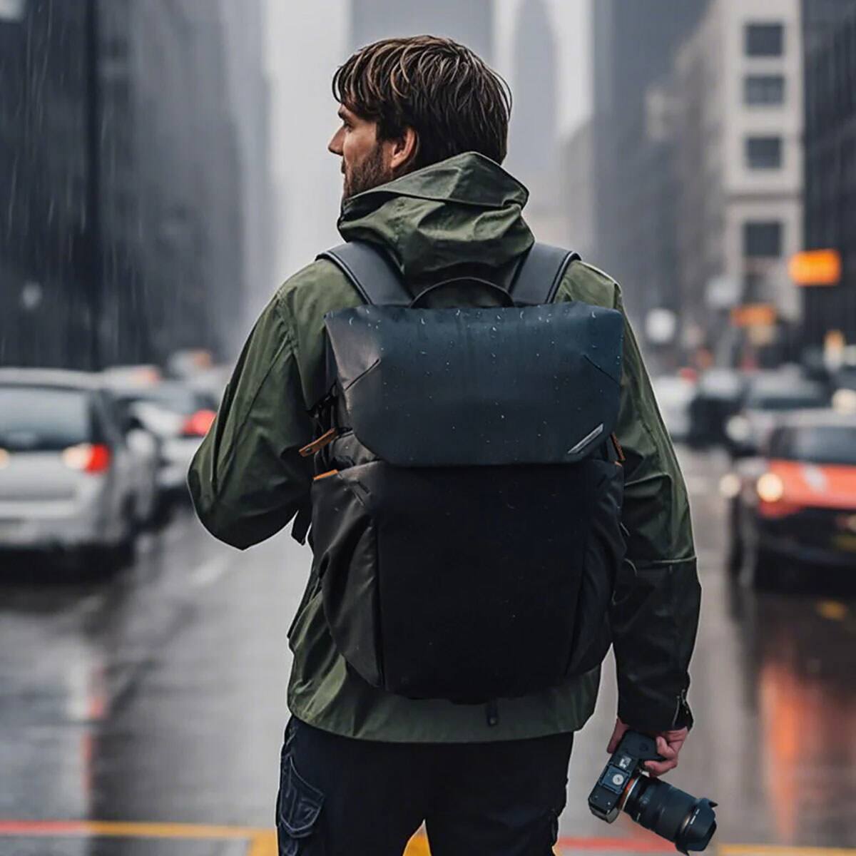 Alt View 7. PGYTECH - PGYTECH OneGo 2 20L Camera Backpack - Matte Black.