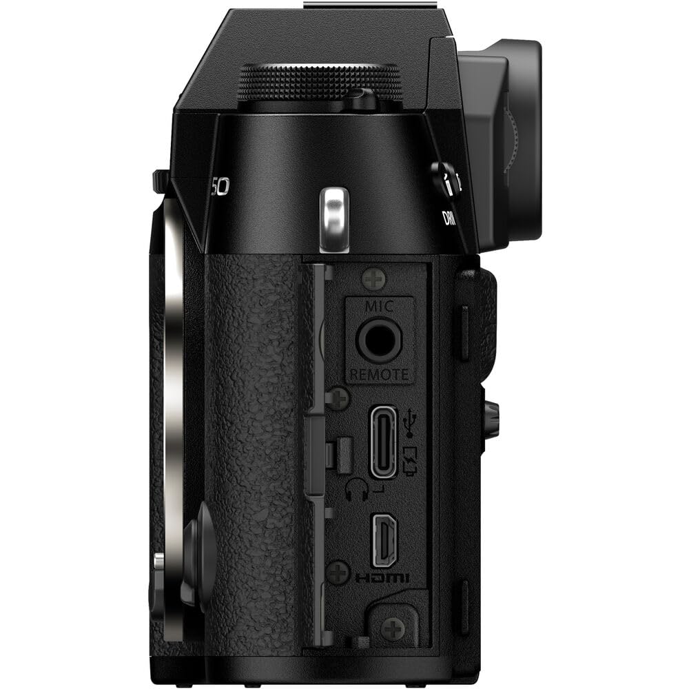 富士フイルムX-T50ブラックボディ　バッテリー他　ショット数3501枚 Bundle Fujifilm X T50 Mirrorless Camera Body (Black) with Extra