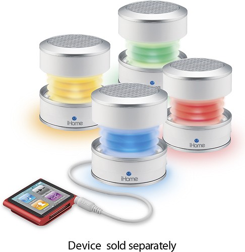  iHome - Home Audio Speaker System - iPod Supported - White