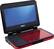 Angle Standard. RCasioA - 8" Portable DVD Player - Red.