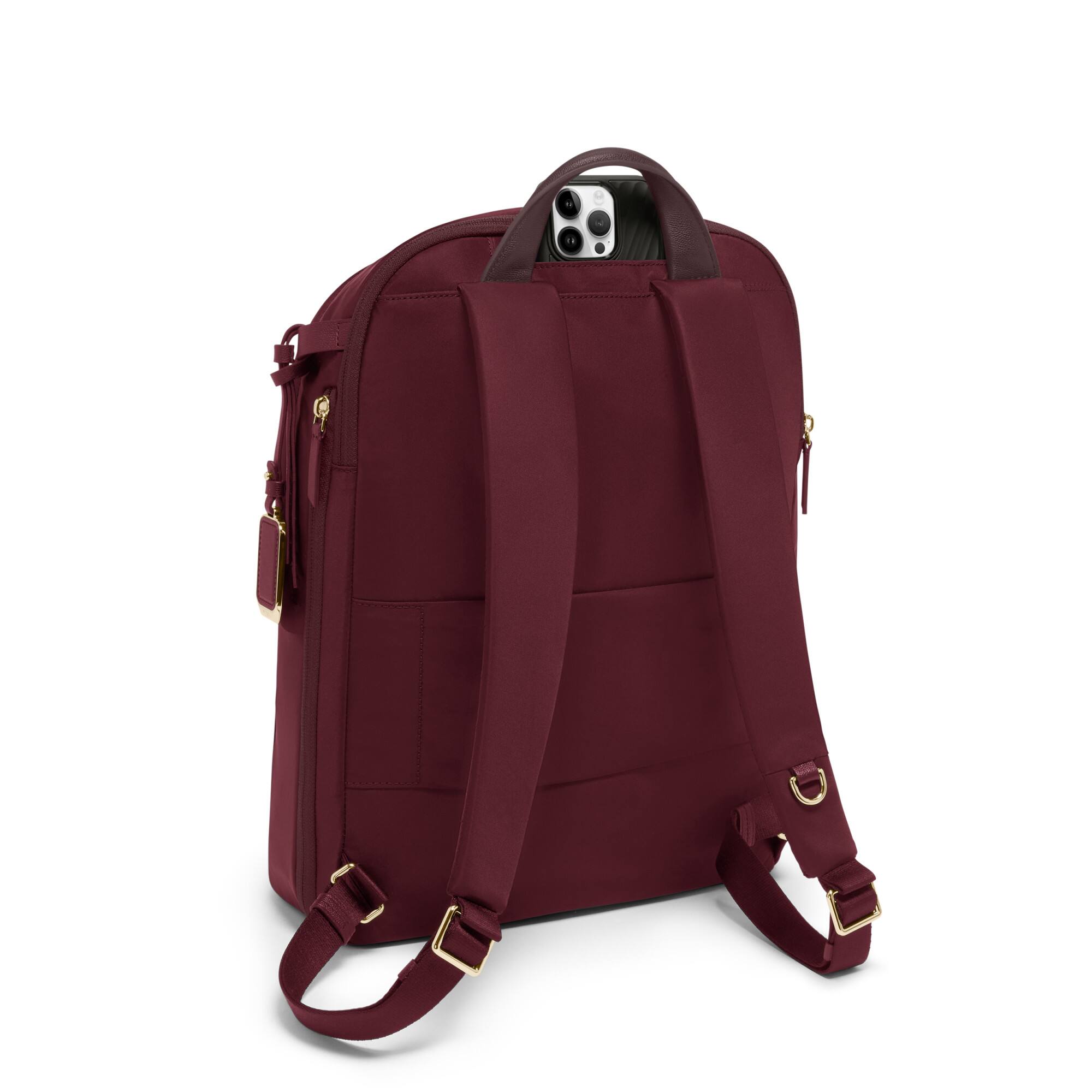 Left. TUMI - Voyageur Montana Backpack - Wine.