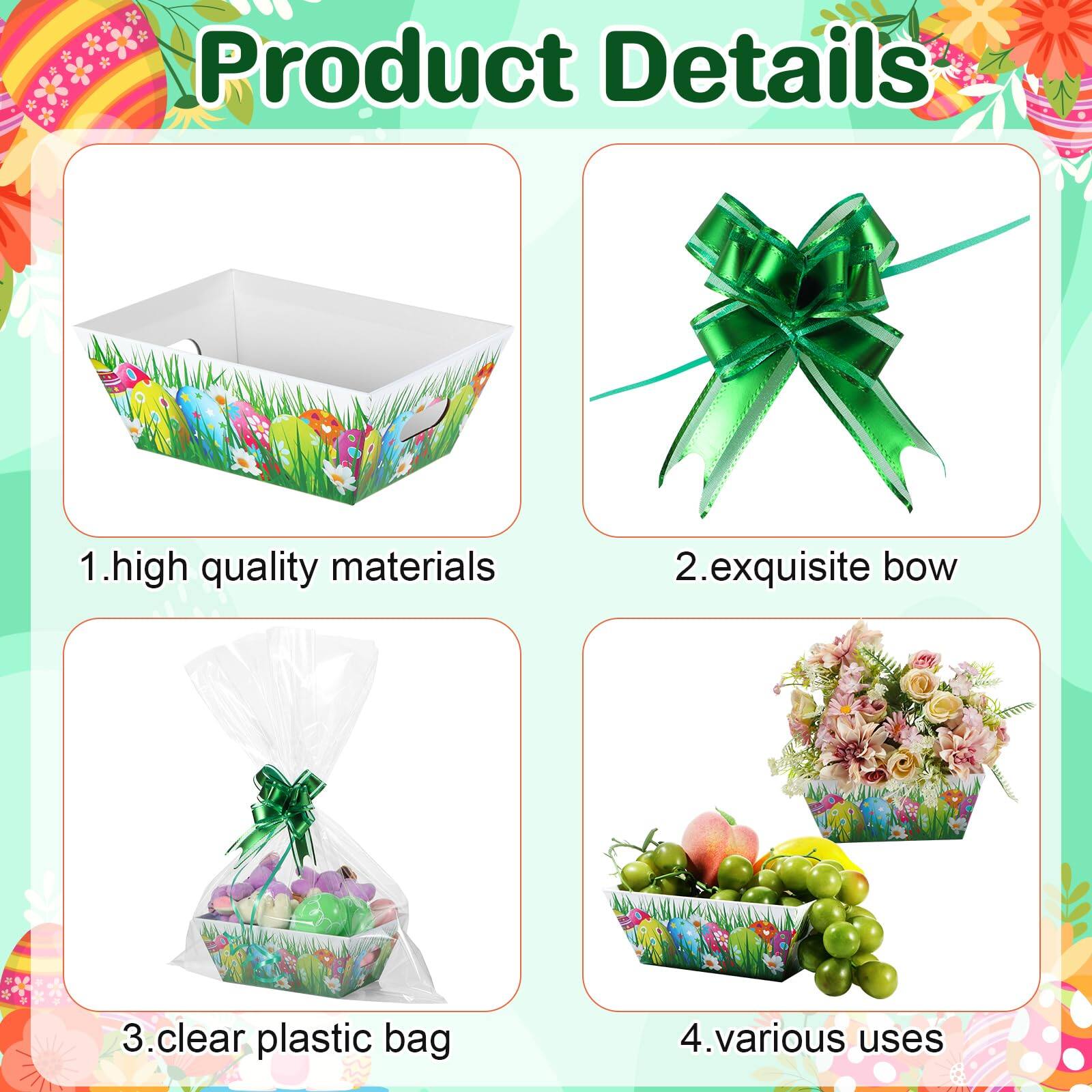Product Details

1. high quality materials  
2. exquisite bow  
3. clear plastic bag  
4. various uses