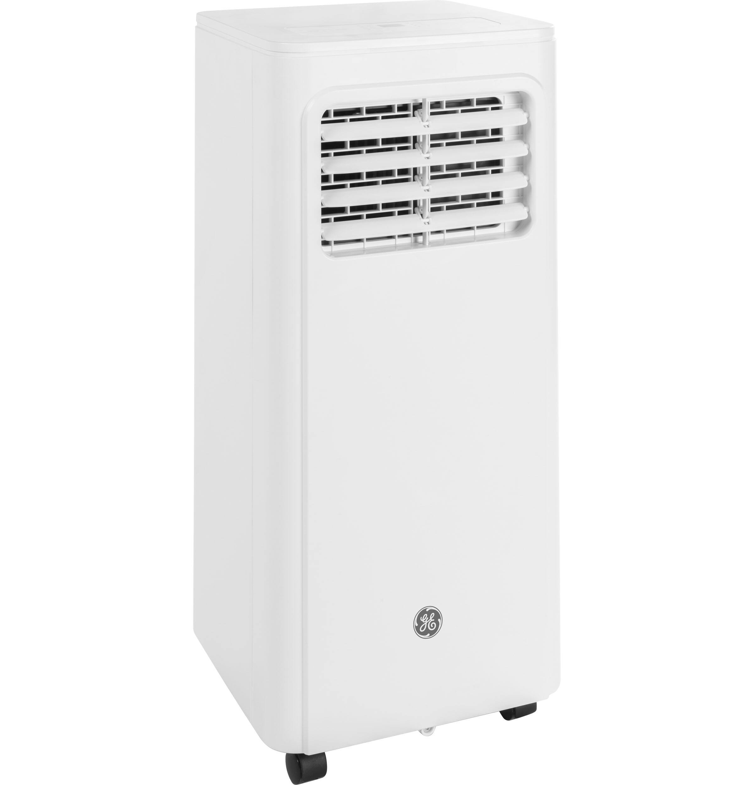 Angle. GE - 250 Sq. Ft. 6,000 BTU Portable Air Conditioner with Auto Evaporation Technology - White.