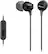Front. Sony - EX Series Earbud Headphones - Black.