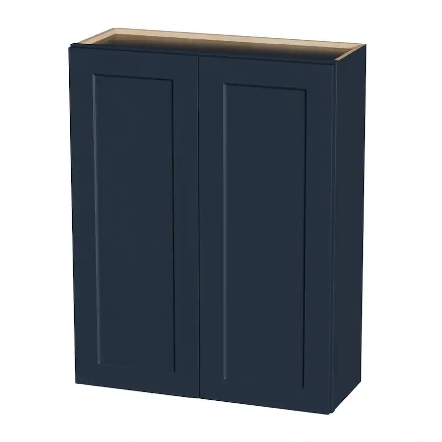 Boyel Living Shaker Wall Cabinet with RTA 33 in L x 12 in W x 42 in H ...