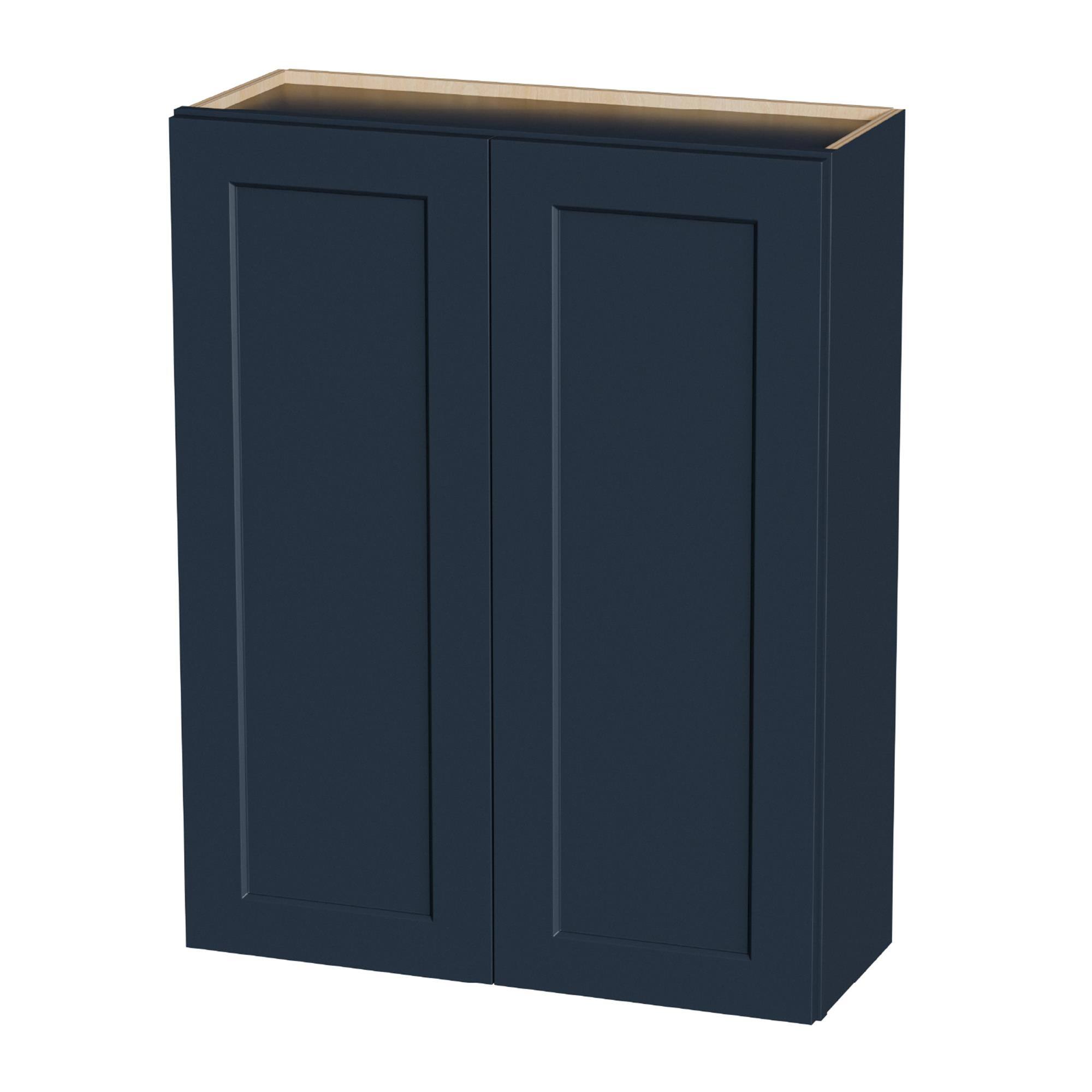 Boyel Living Shaker Wall Cabinet with RTA 33 in L x 12 in W x 42 in H ...