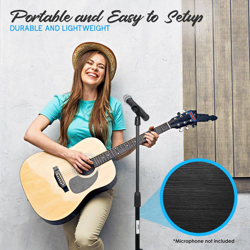 Portable and Easy to Setup  
DURABLE AND LIGHTWEIGHT  

*Microphone not included