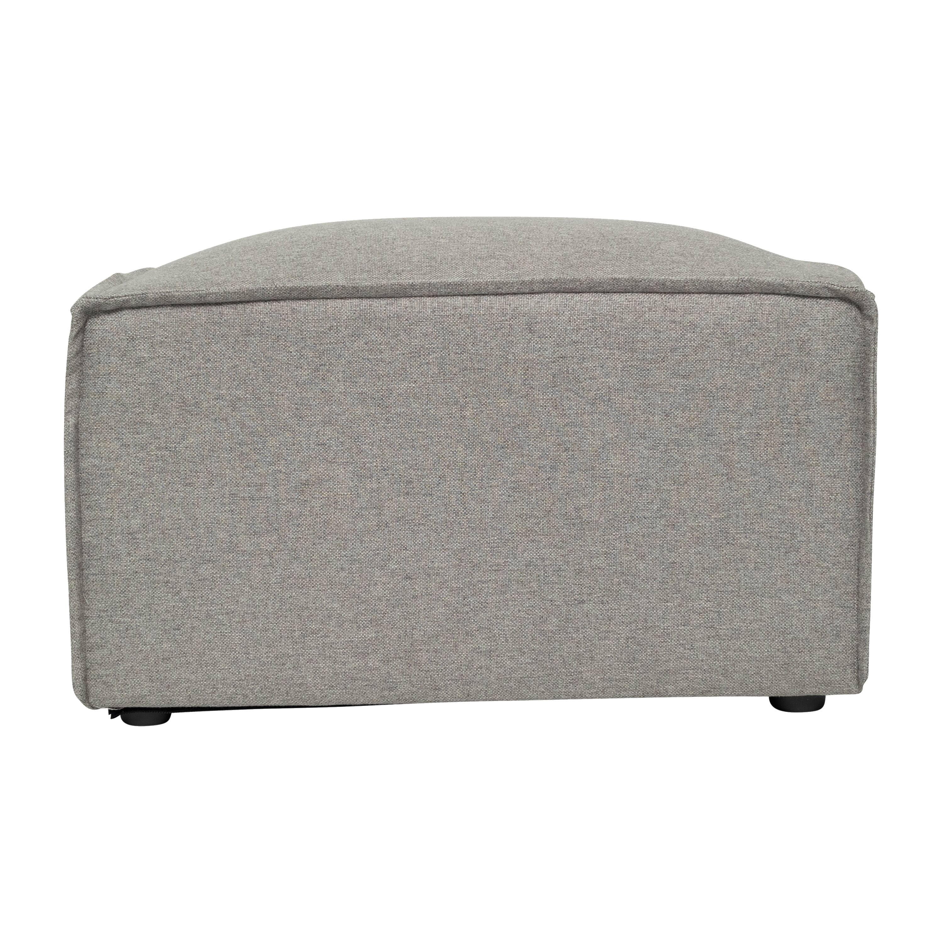 Alt View 7. Emma + Oliver - Farmount Modular Ottoman Footrest - Gray.
