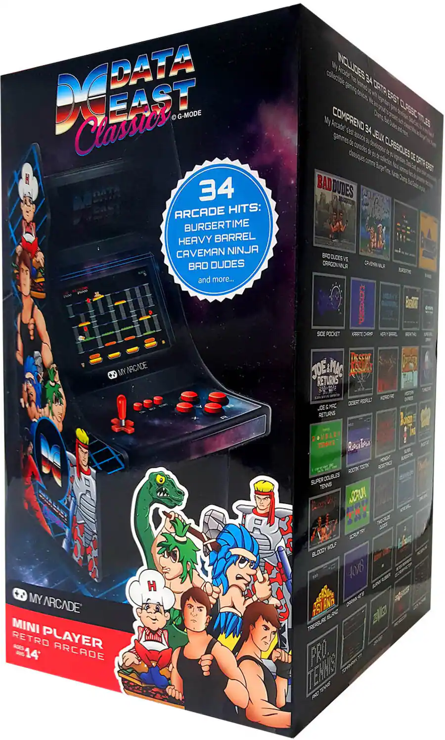DGUNL 3200 Mini Player Collectible Retro Arcade Machine 34 Games