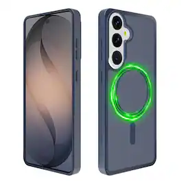 Vena - For Samsung Galaxy S26 Plus Case Magsafe, Magnetic Shockproof Translucent Phone Cover, Support Wireless Charging - Blue