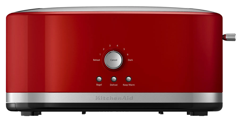 KitchenAid KMT4115ER Empire Red Four Slice Toaster with Manual Lift