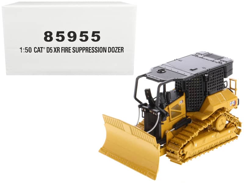 "CAT Caterpillar D5 XR Fire Suppression Track Type Dozer Yellow ""High Line"" Series 1/50 Diecast Model by Diecast Masters" price history on PriceWatchPro