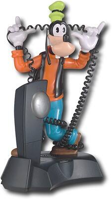 Angle Standard. Kash N Gold - Goofy Talking Animated 900MHz Cordless Novelty Phone.