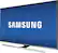 Left. Samsung - 60" Class - (60" Diag.) - LED - 2160p - Smart - 3D - 4K Ultra HD TV - Silver.