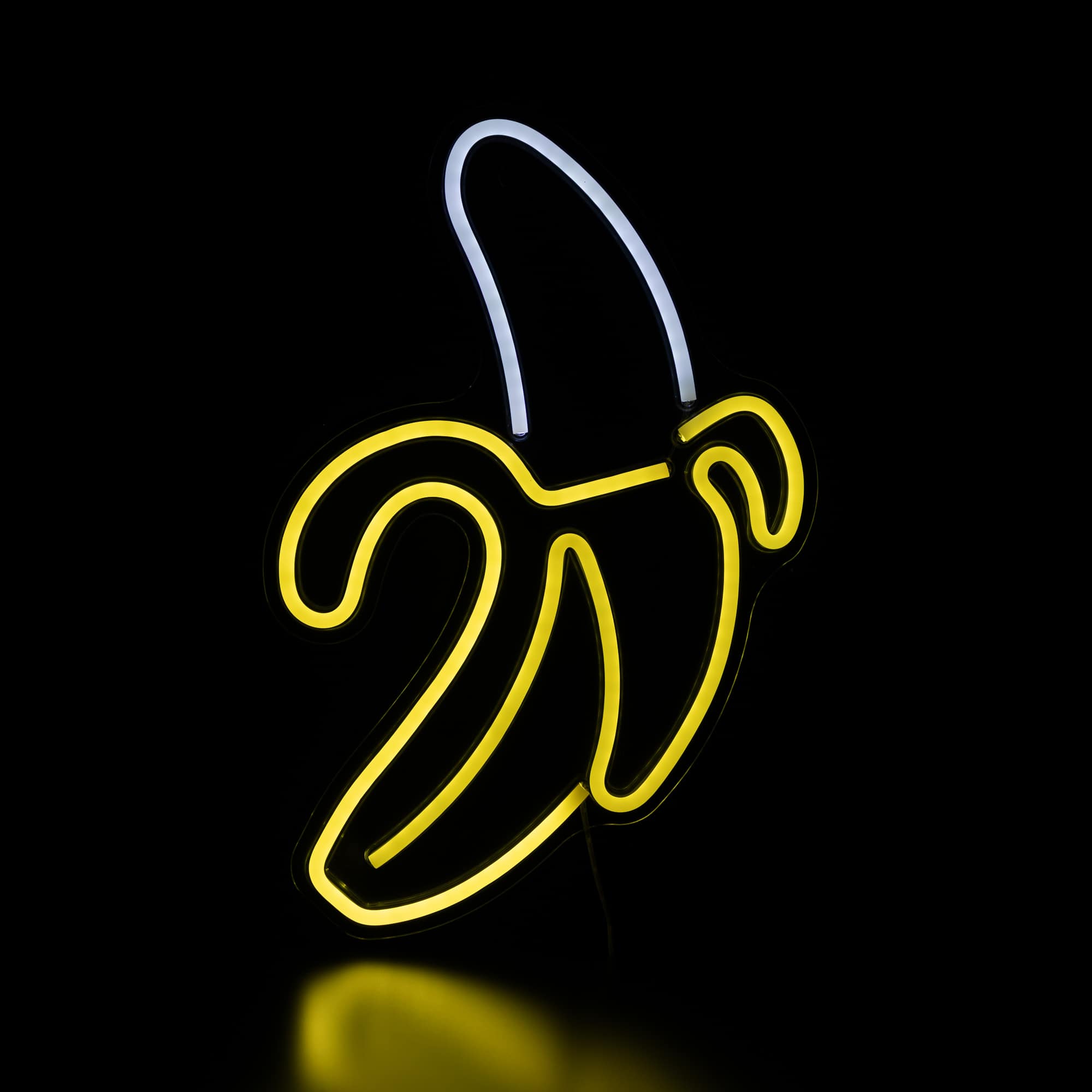 Northlight - LED Banana Neon Lighted Wall Art - 18" - Yellow