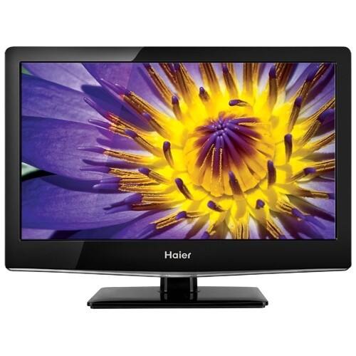 Haier - Refurbished 24" Class - LED - 1080p - 60Hz - HDTV DVD Combo - Black-Front_Standard 