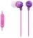 Front. Sony - EX Series Earbud Headphones - Violet.