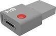 EMTEC - Duo USB-C 64GB USB 3.0/USB Type C Flash Drive - Gray - Larger Front