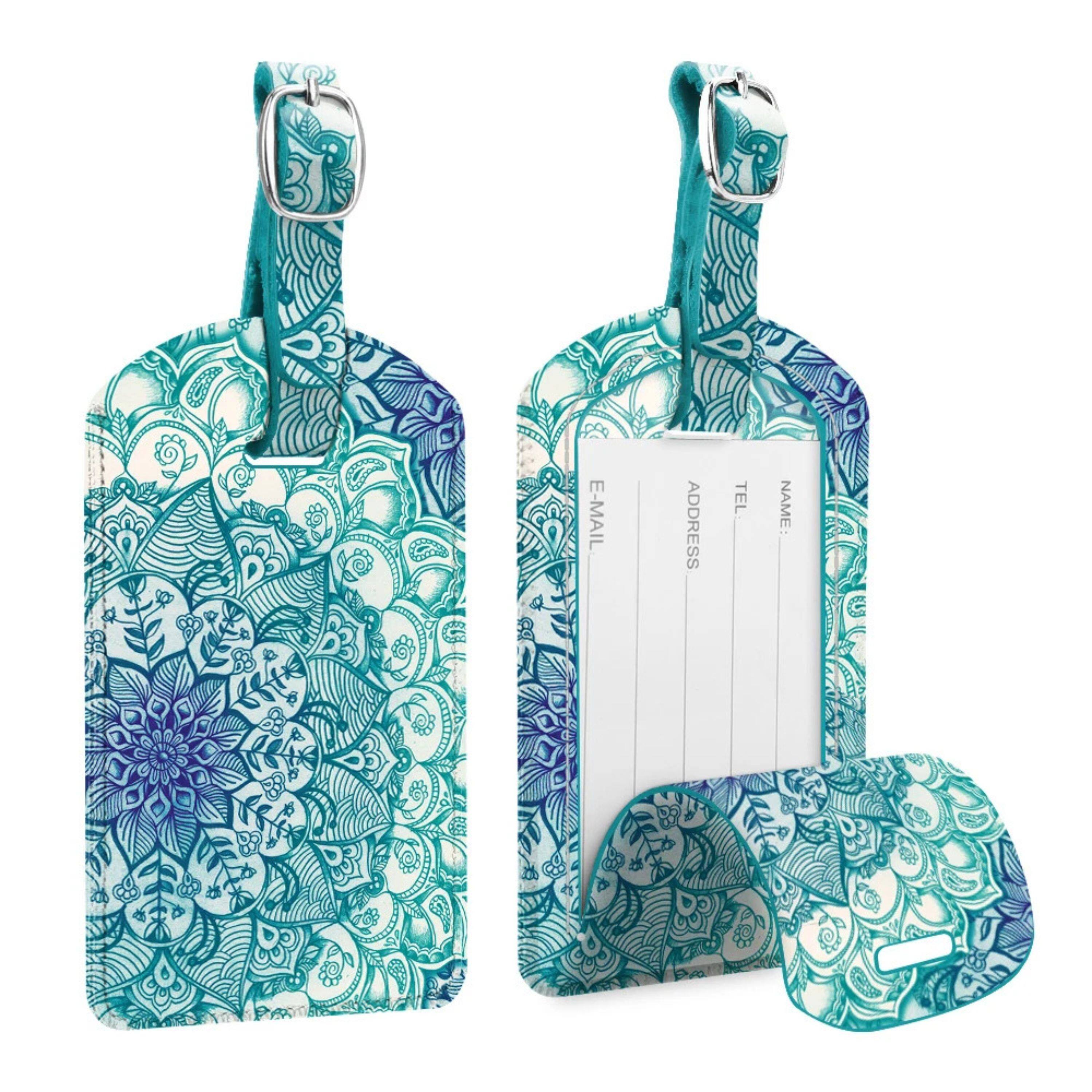 Kitcheniva - 2-Pack Luggage Tags with Privacy Shield Durable ID Labels for Bags & Suitcases Don`t Touch - Black price history on PriceWatchPro