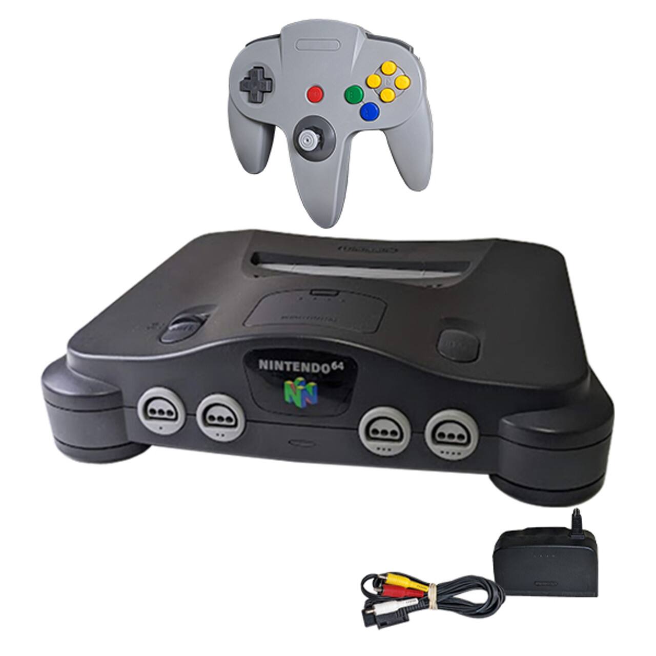 Front. Nintendo - Nintendo N64 Player Pak - Black.